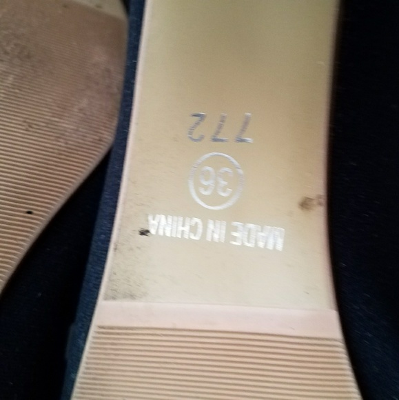 Yesstyle Navy Blue Hidden Wedge Flats - Picture 6 of 6